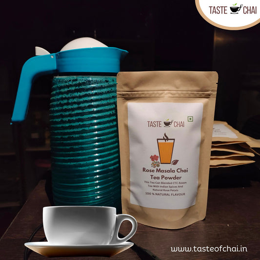 Rose Masala Tea, Indian Masala Tea, Flavoured Tea Powder