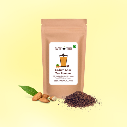 Badam Tea | Natural Almond Flavoured Chai  Tea Powder | Taste of chai