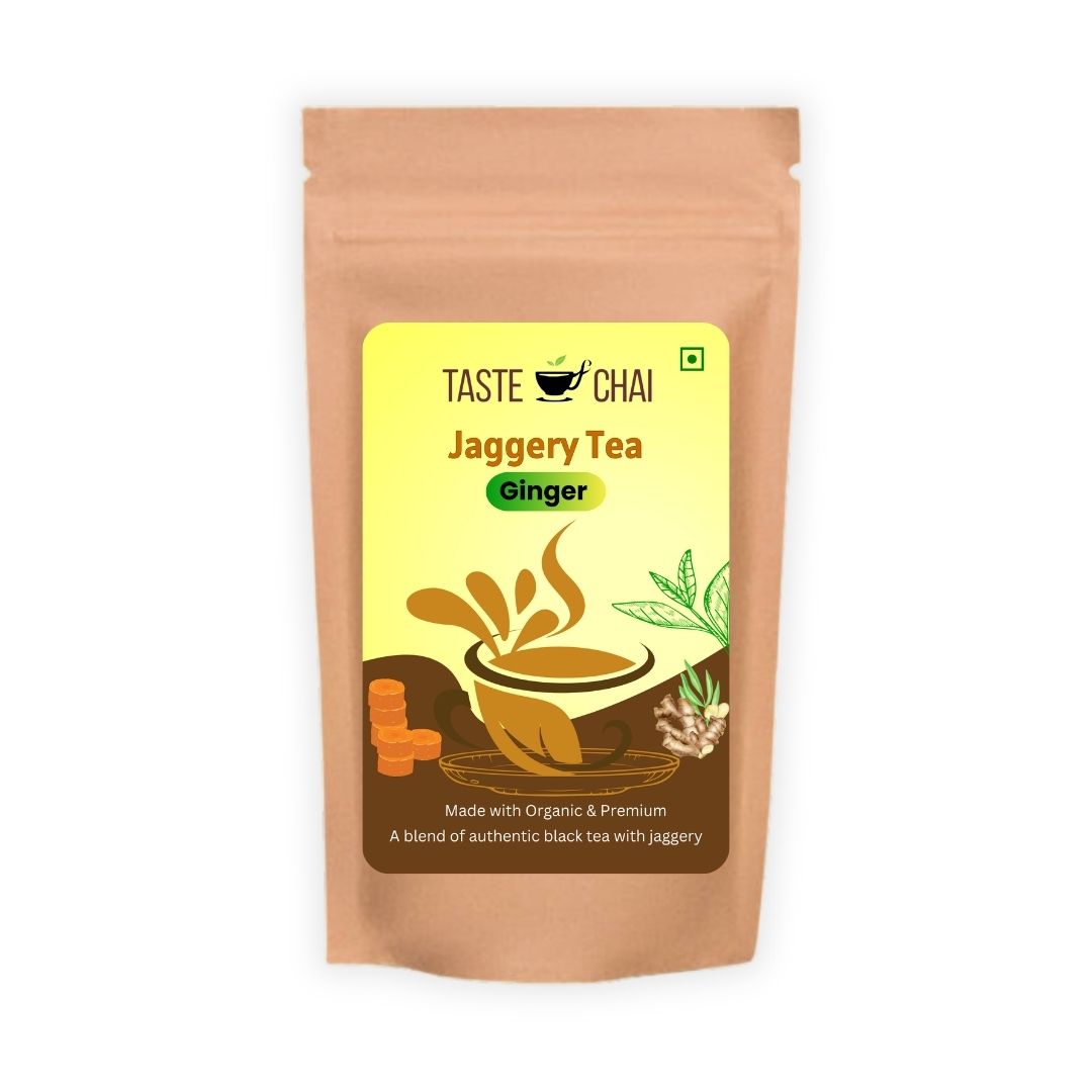 Jaggery Tea Ready mix | 3 in 1 Instant Tea Premix with Jaggery Tea With Ginger