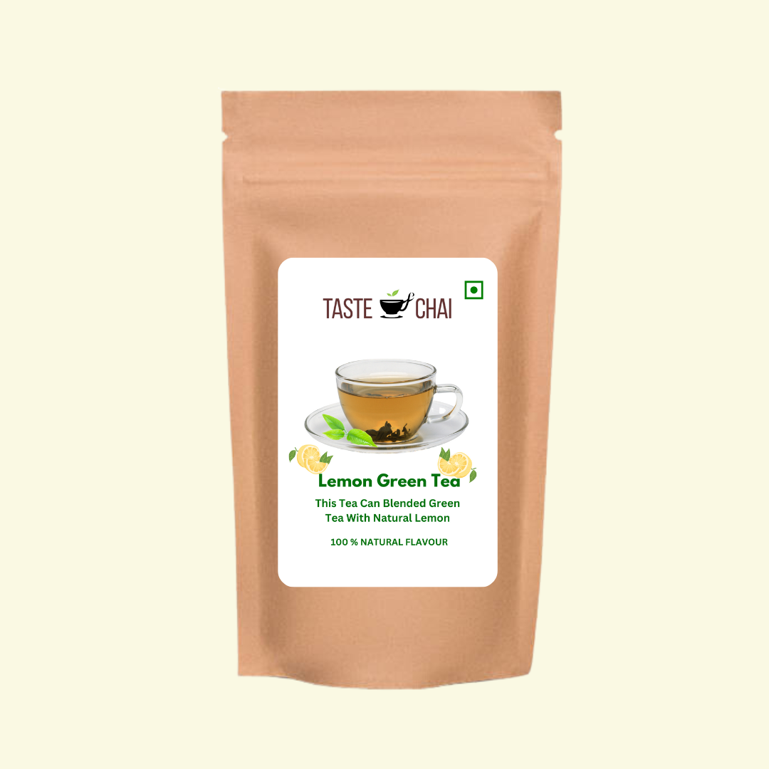 Lemon Green Tea | Natural Lemon Flavor Green Tea 30 Tea Bags | Taste of chai