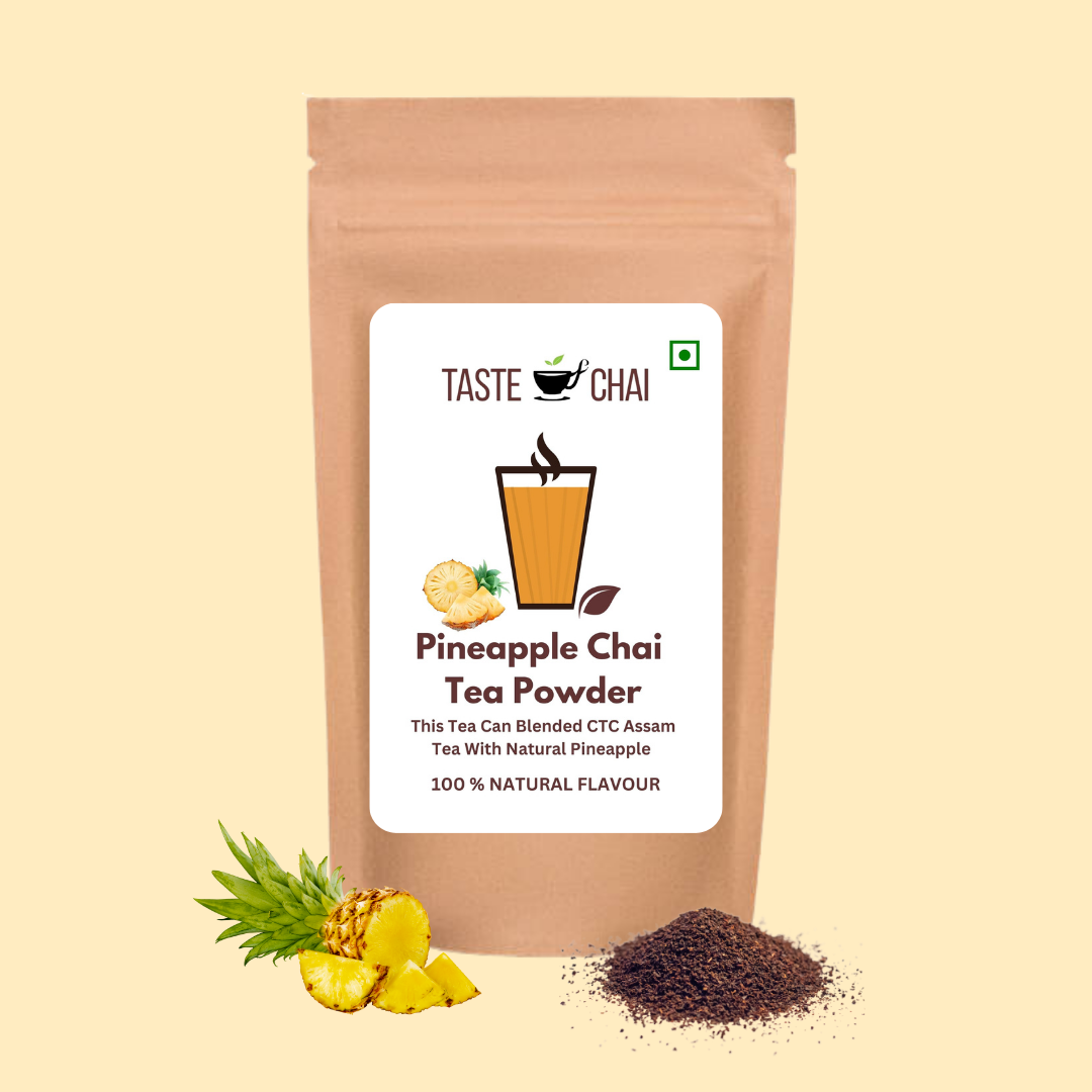 Pineapple Tea Powder | Natural Flavor Tea | Taste of chai