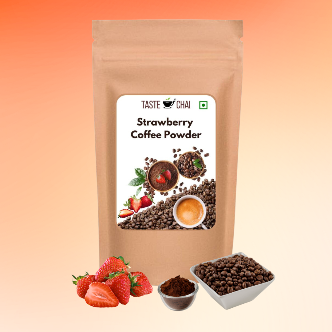 Strawberry Coffee | Flavoured Filtered Coffee | Taste of chai