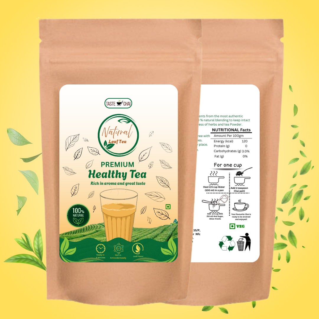 Natural Leaf Tea | Premium Tea 500 g Tea Pouch