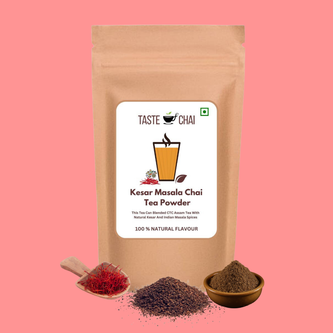 Kesar Masala Tea | Natural Kesar Masala Flavoured Chai Tea Powder | Taste of chai