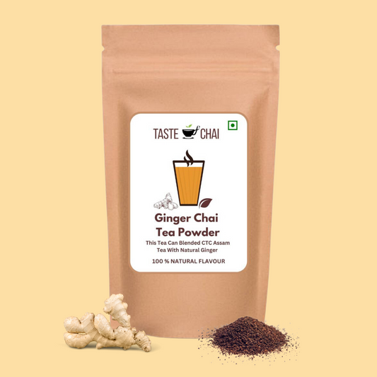 Ginger Tea Powder | Natural Ginger  Flavoured Chai Tea Powder | Taste of chai
