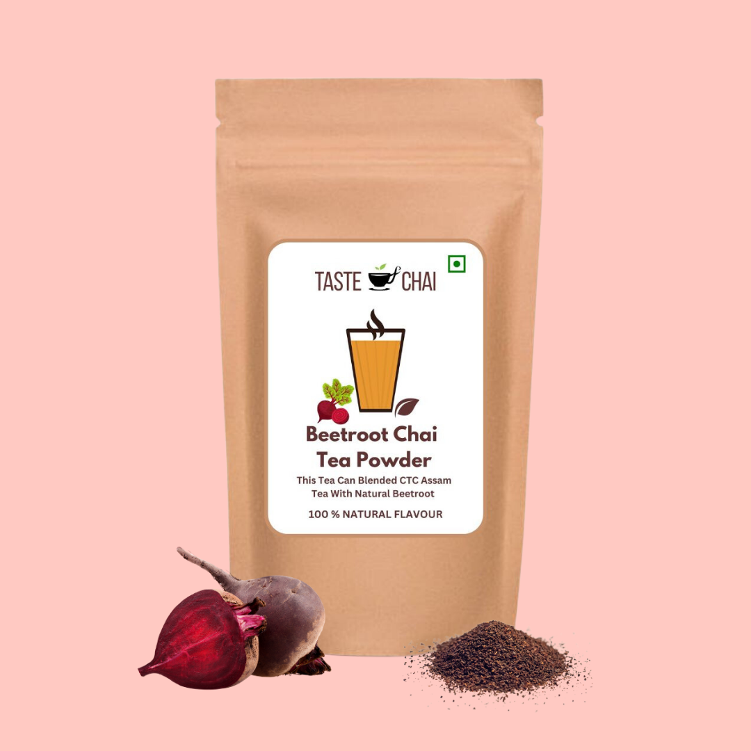 Beetroot Tea | Natural Beetroot Flavoured Chai Tea Powder | Taste of chai
