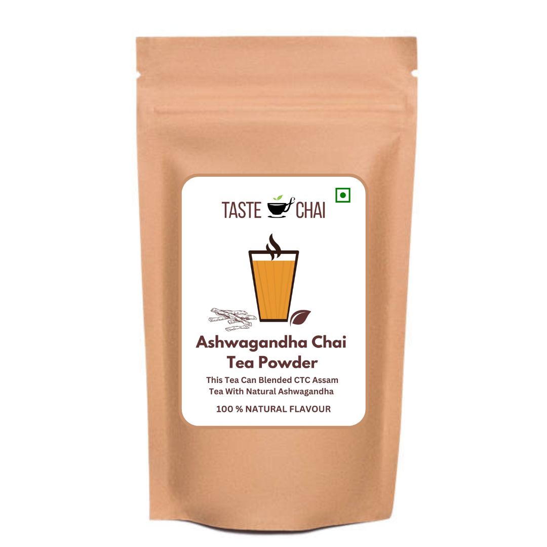 Ashwagandha Tea | Natural Ashwagandha Flavoured Chai Tea Powder | Taste of chai