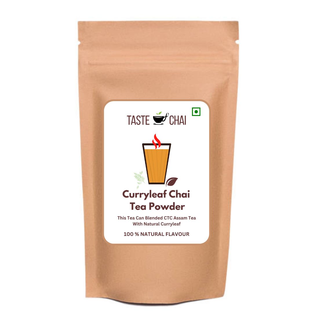 Curryleaf Tea | Natural Curryleaf Flavoured Chai Tea Powder Flavour Tea | Taste of chai