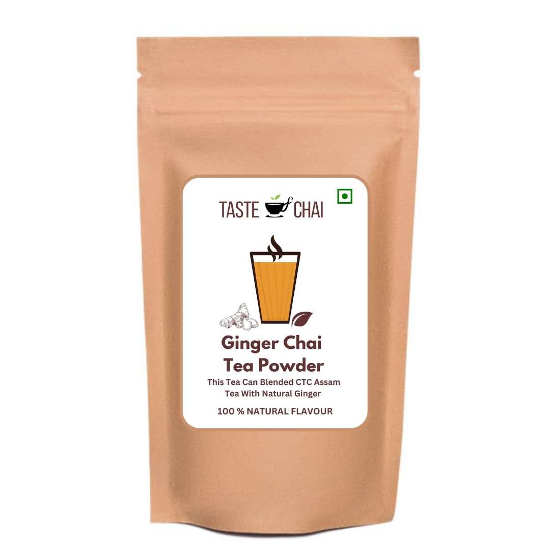 Ginger Tea Powder | Natural Ginger  Flavoured Chai Tea Powder | Taste of chai