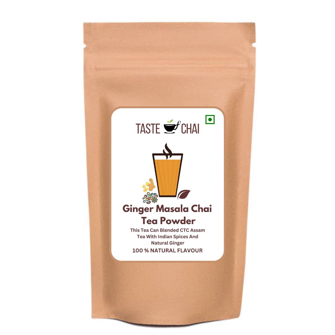 Ginger Masala Tea | Natural Ginger Masala Flavoured Chai Tea Powder | Taste of chai