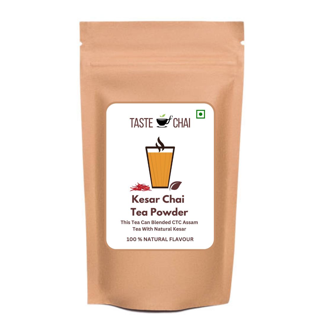 Kesar Flavoured CTC Chai Tea Powder-Flavour Tea-Taste of chai