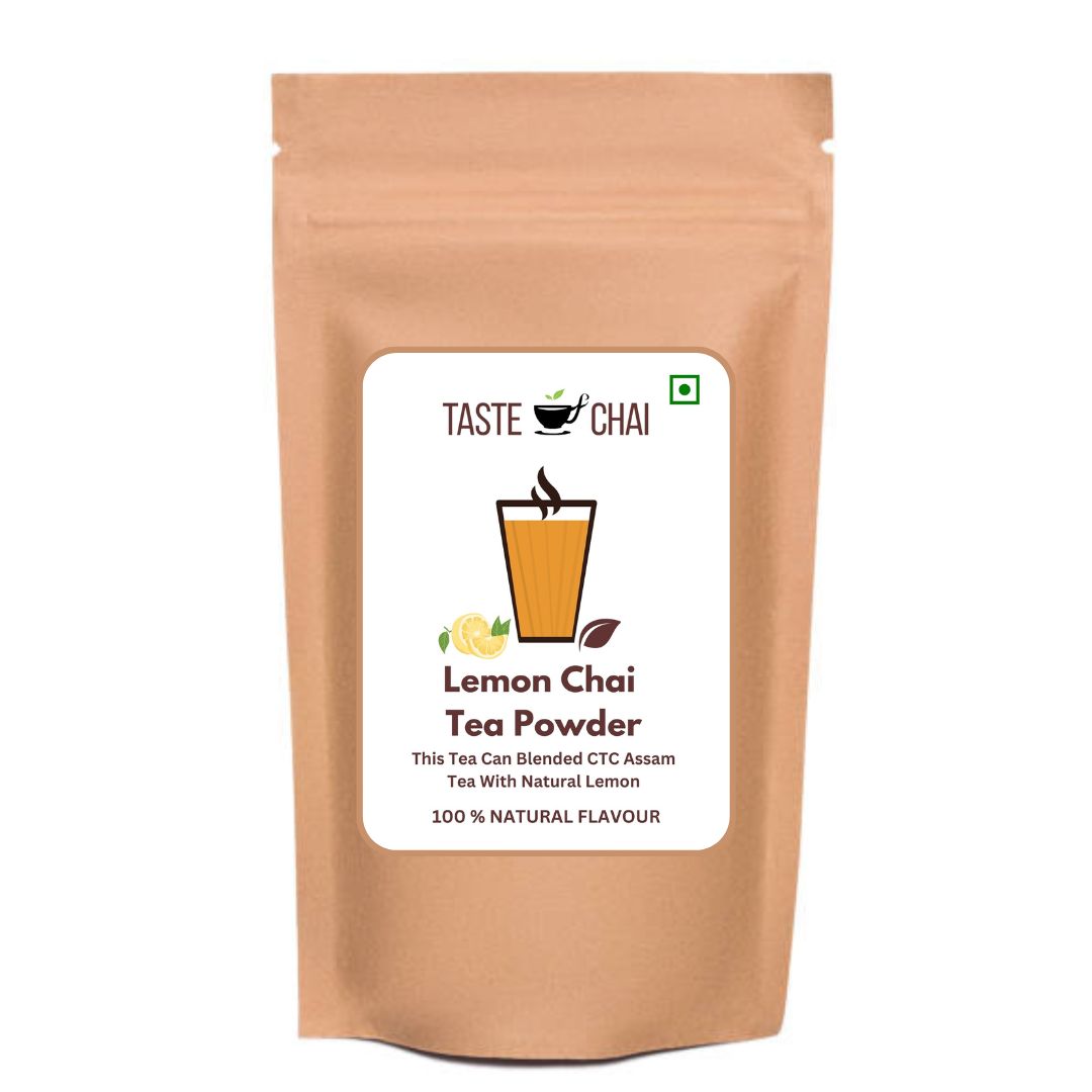 Lemon Flavoured CTC Chai Tea Powder-Flavoured Tea-Taste of chai