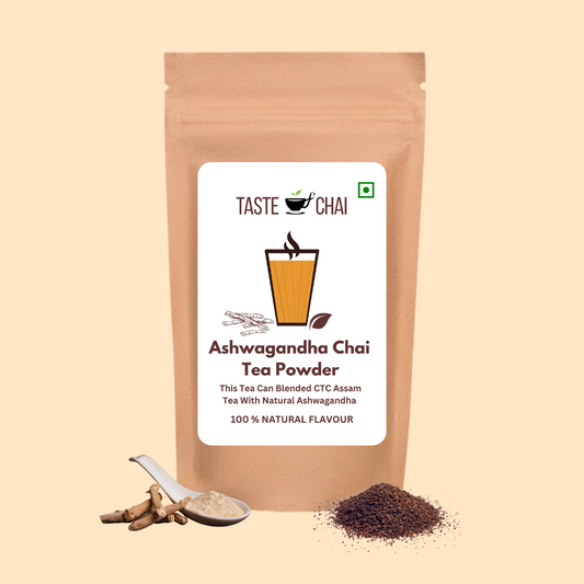 Ashwagandha Tea | Natural Ashwagandha Flavoured Chai Tea Powder | Taste of chai